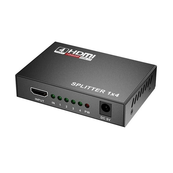 4K 2K HDMI-Compatible Splitter HDMI 1 in 4 Out Video Switcher Cable Adapter 1x2 3x1 Hub