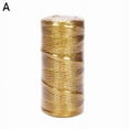 thumbnail image 1 of Round Lurex Cord Rope for Crafts & Trimmings, Metallic Gold & Silver Thread, 100m Spool for DIY Jewelry Making, Home Decor & Sewing Projects, 1 of 8