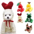 thumbnail image 2 of Sudadera con capucha de frutas para perro, ropa básica para mascotas, abrigo de suéter, disfraz de cachorro de Bulldog Francés para perros pequeños, sudaderas con capucha cálidas para mascotas, chaque, 2 of 4
