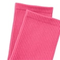 thumbnail image 5 of Kids Mid-Calf Socks 1 Pair Unisex Children Casual Solid Color Soft Stockings for Boys Girls Outdoor School Sports Daily Activewear 5-14 Years, 5 of 6