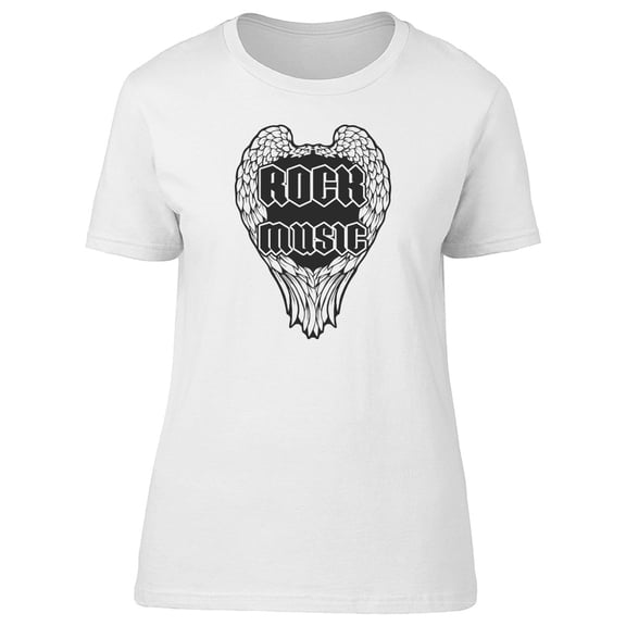 Rock Music Winged Logo Tee Women's -Image by Shutterstock
