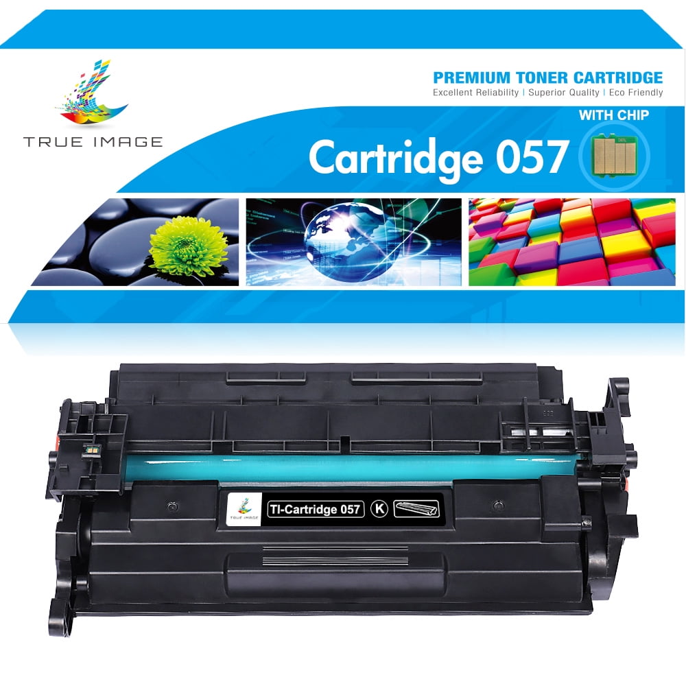 True Image 1Pack Compatible Toner Cartridge with Chip for Canon 057