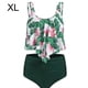 thumbnail image 1 of Soidarity Traje de baño sin mangas de cintura alta con estampado de hojas digitales de piezas para mujer Traje de baño No.2 SG Soidarity OD001368-10, 1 of 4