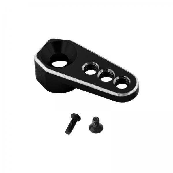 Servo Bocinas de Metal de Aluminio 2xM3 25T, Escala 1:18, Brazo de Dirección de Metal con Rosca M3, Piezas de Repuesto para Vehículos de Control Remot , 4 piezas