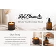 thumbnail image 2 of LwBloom Vanilla Spice Wood Luxury Candle – 22 oz Amber Glass Jar, Triple Wood Wick Scented Candle, Crackling Wooden Wick Aromatherapy Candle for Home Décor & Relaxation, 2 of 5
