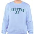 thumbnail image 2 of Arch Festive AF Sweatshirt Unisex Small Light Blue, 2 of 5