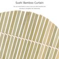 thumbnail image 2 of 4 Pcs 6.69-In Round Bamboo Sushi Rolling Mat, Sushi Roller, Sushi Maker, Sushi Making Kit For Home Japanese Sushi Mat Making Mat Diy Sushi, 2 of 8