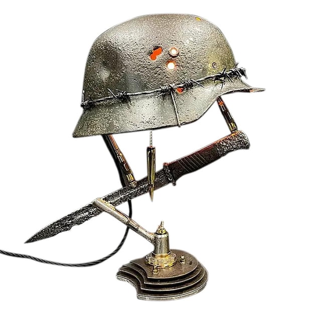 Lámparas Retro Creativas Btafrte Dos Personas Vendiendo Lámparas La Segunda Guerra Mundial