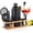 Black, variant on XIMEI Bartender Kit 11-Piece Cocktail Shaker-Muddler, 25oz Boston Shaker, Bar Accessories with Bamboo Stand, Perfect Martini Kit with Cocktail Recipes Booklet