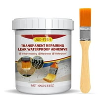 Transparent leak-proof glue for bathroom and kitchen floor tiles without brick-breaking paint waterproofing agent