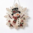 thumbnail image 2 of Christmas Pearl Suncatcher Kit Diy Assembled Ornament 1Pc- Acrylic Snowflake Shape Board With Metal Chain And Dimensional Pearls For Holiday Window Display, 2 of 6