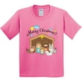 thumbnail image 3 of Inktastic Merry Christmas Cute Nativity Scene Youth T-Shirt, 3 of 5