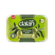 Dalan Glycerin Soap with Organic Olive Oil 100g (Pack of 6)