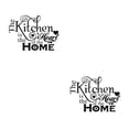 thumbnail image 3 of relayinert PVC Kitchen English Letters Home Wall Stickers Dinning Room Decal Decorations DIY Mural Wallpaper Walls Decals 2Set, 3 of 6