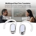 thumbnail image 4 of Al Translation Earphones, Noise Cancelling Touch Control Real Time Language Translator Earbuds APP  for Music and Calling for Travel Business Meeting Learning Black,White, 4 of 7