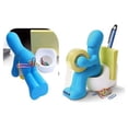 thumbnail image 3 of Dispensador de cinta NQ Soporte divertido con rollo de cinta clips notas adhesivas y bolígrafo azul, 3 of 3
