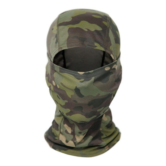 Pasamontañas Shamjiam para motocicleta Bandana Elástico Transpirable Protección cálida verde