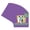 Purple Iris, variant on Pansy Purple Picture Frame Mat for 10x10 Frames - Fits 6x6 Photos - 10 Mats