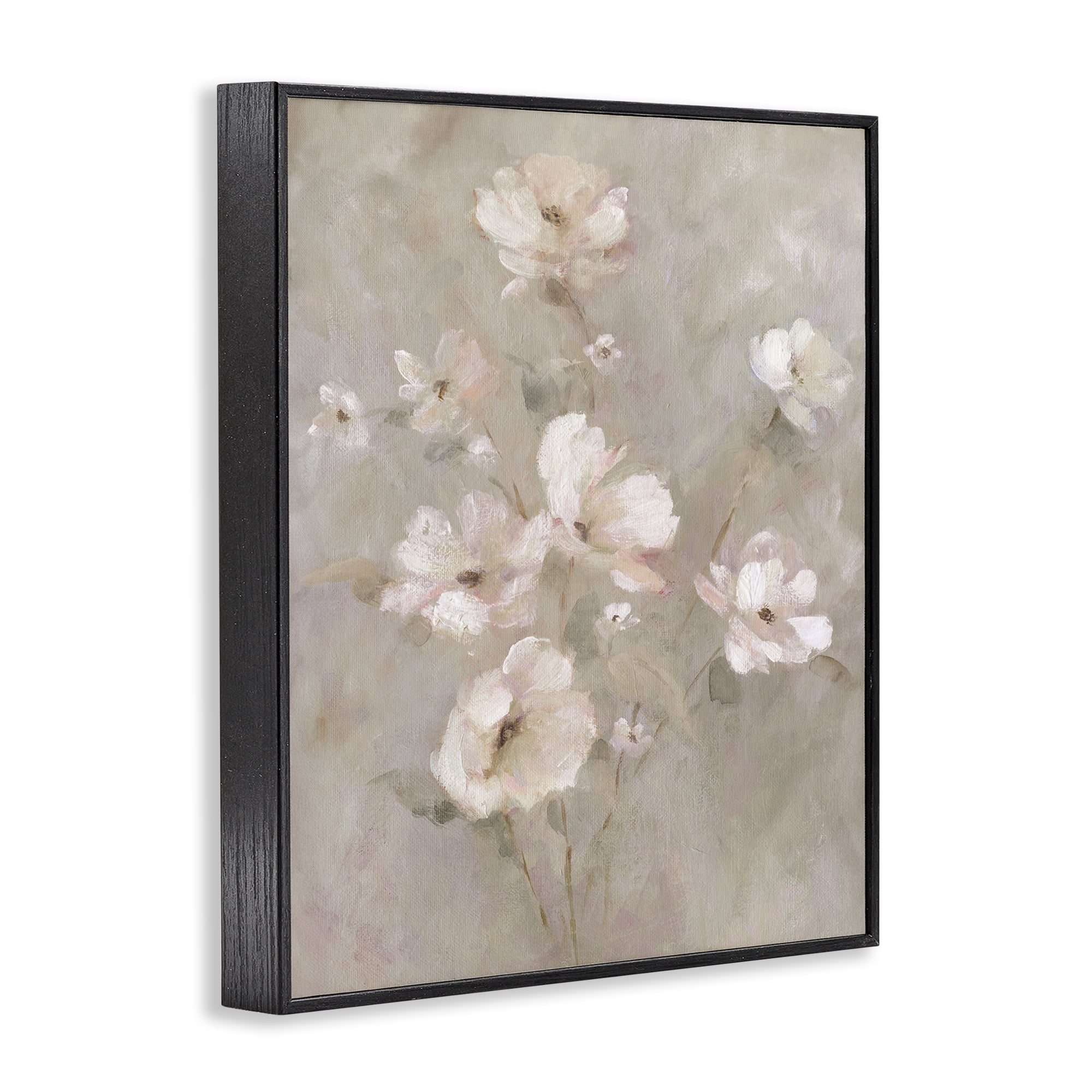 Stupell Industries Delicate Blush Floral Arrangement Black Framed Giclee Art, design by Carol Robinson