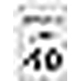 thumbnail image 2 of Speed Limit 40 MPH Miles per Hour Black Letters Zone Slow Down Speeding Restriction Alert Attention Caution Warning Notice Tin Sign Metal Tin 12x16 inch Sign Plate, 2 of 2