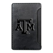 Black Texas A&M Aggies Debossed Faux Leather Phone Wallet Sleeve