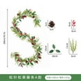 thumbnail image 3 of Garland Christmas Norfolk 5.9 Ft Artificial Faux Garlands For Indoor Home Decor Xmas Holiday, 3 of 3