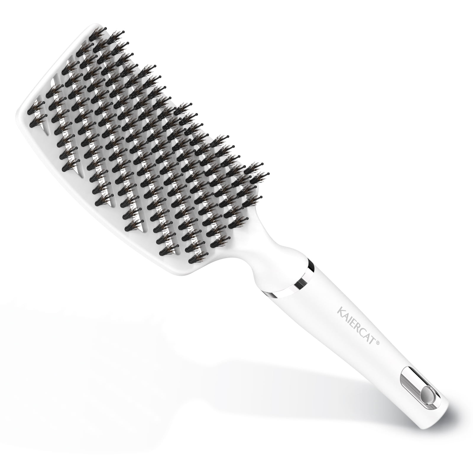 Thehomeuse Soft Hair Brush, 100 Natural Bristle Hair Comb for Thin and