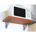 thumbnail image 3 of Folding Bracket, 2 Pcs Stainless Steel Folding Shelf Bracket, Folding Bracket, Bracket Bracket, Wall Mounted Folding Shelf for Wall Shelf Table Bench, 3 of 5