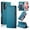 Blue, variant on For Samsung Galaxy A37 5G Wallet Case Flip Card Holder,PU Leather Side Buckle Magnetic Frosted Women Men Cover,Brown,For Galaxy A37 (5G)