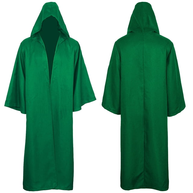 LSLJS Womens Adult Hooded Gown Long Sleeve Cloak Uniform, Cape Coat