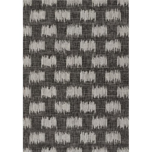 Novogratz VILLAVI-12CHR6796 6 ft. 7 in. x 9 ft. 6 in. Villa Machine Made Transitional Rectangle Area Rug, Charcoal