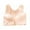 Beige, variant on ZTTD Women Front Adjustable Buckle Chest support yoga vest Wireless Sport Bra