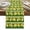 Green, variant on Lemon Summer Table Runner Watercolor Fruits Yellow Stripes Tablerunners 13 x 48 Inch, Table Decorations Tabletop Scarf for Summer Gathering Holiday Farmhouse Kitchen Dining Decor