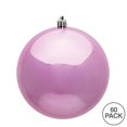 thumbnail image 2 of Vickerman N596079S 2.4 in. Pink Shiny Christmas Ornament Ball - 60 per Box, 2 of 2