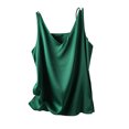 thumbnail image 4 of loopsun Plus Size Tops for Womens,Womens Summer Tops,Women'S Spring Summer Solid Color V-Neck Sleeveless Casual Shirt Top Green XXXL, 4 of 4
