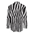 thumbnail image 2 of TaTaai Womens Lightweight Printed Shirt Long Sleeve Round Neck Polyester Casual Blouse Soft Fabric Asian Fit Size Up Gift, 2 of 5