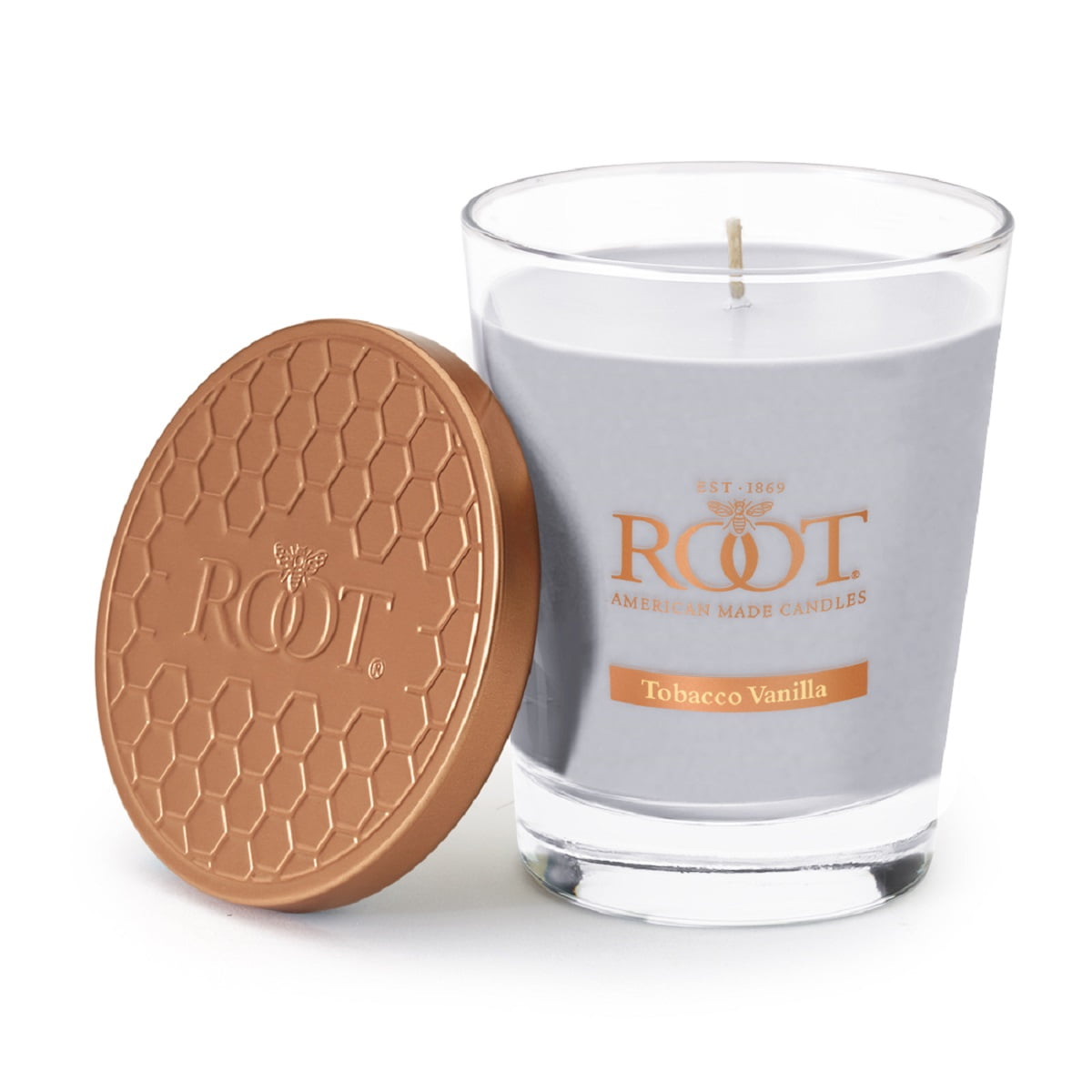 ROOT Candles Tobacco Vanilla 10.5 oz Large Veriglass Jar