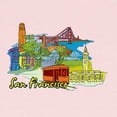 thumbnail image 2 of CafePress - San Francisco Travel Poster Long Sleeve T Shirt - Long Sleeve Infant T-Shirt, 2 of 2