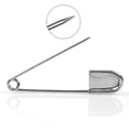 thumbnail image 3 of Tool Gadget Large Safety Pins, 3inch Safety Pins, 2PCS Stainless Steel Safety Pins Large, Silver Huge Strong Safety Pins, Extra Large Laundry Pins for Blankets, 3 of 7