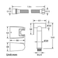 thumbnail image 2 of Rose Gold Hand Held Bidet Sprayer Stainless Steel Douche Kit, B, 2 of 5