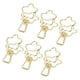thumbnail image 5 of 100 Piezas Clips Lindos para Carpeta Fuerte Fuerza de Sujeción Forma de Flor de Dibujos Animados Abrazaderas de Papel de Metal Resistentes para Guardar Documentos Boletos Oro, 5 of 14