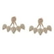 thumbnail image 4 of Cristal transparente hojas oreja chaqueta oreja puños Stud pendientes joyería regalo Hugo Aretes de cristal, 4 of 7