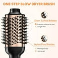 thumbnail image 5 of Hair Dryer and Blow Dryer Brush in One, 4 in 1 Hair Dryer and Styler Volumizer with Negative Ion Anti-frizz Ceramic Titanium Barrel Hot Air Straightener Brush for All Hair Types, 5 of 9