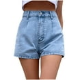 thumbnail image 2 of Rezuofi Shorts for Women Trendy 2025 Casual Summer Drawstring Shorts with Pockets Beach Loose Elastic Waist Vacation Clothes, 2 of 7
