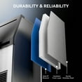 thumbnail image 5 of COOLAKE Commercial Ice Maker Machine 130lbs/24H, Under Counter Ice Machine with 34lbs Storage, 115V Air Cooled Stainless Steel Freestanding Ice Maker for Home Outdoor, 5 of 7