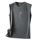 thumbnail image 5 of Camiseta sin mangas suelta con cuello redondo y lentejuelas reflectantes coloridas para mujer Pompotops  lopia990601, 5 of 6