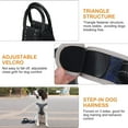 thumbnail image 4 of Dog Harness Step-In Harness with Velcro Fastening for Small and Medium Dogs Reflective Adjustable Breathable Safety Harness Chest Harness for Walking, Running, Training （Blue,S）, 4 of 7