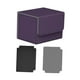 thumbnail image 1 of Caja de baraja de cartas coleccionables, contenedor de dados duradero para colección de pasatiempos, capacidad para 100 cartas Púrpura, 1 of 8
