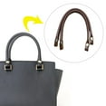 thumbnail image 3 of EIMELI PU Leather Replacement Bag Handles  2 PCS PU Leather Bag Strap Replacement   DIY Craft Purse Bag Straps Handbag Handles, 3 of 4