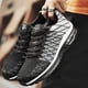 thumbnail image 1 of Zapatos para correr, transpirables, para senderismo, a la moda, para gimnasio, viajes, trabajo (38 negro gris) Wdftyju Tenis De Mujer Tenis De Hombre, 1 of 6